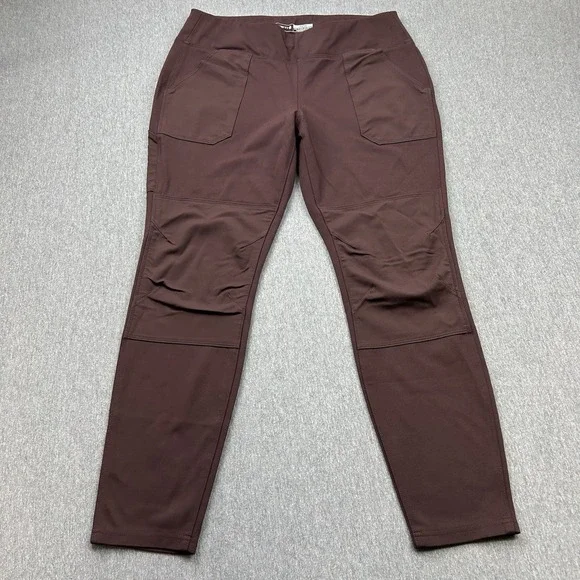 Carhartt Fitted Pants Purple Women's Large (12-14) Pull On Double Knee 102482 - Picture 4 of 12
